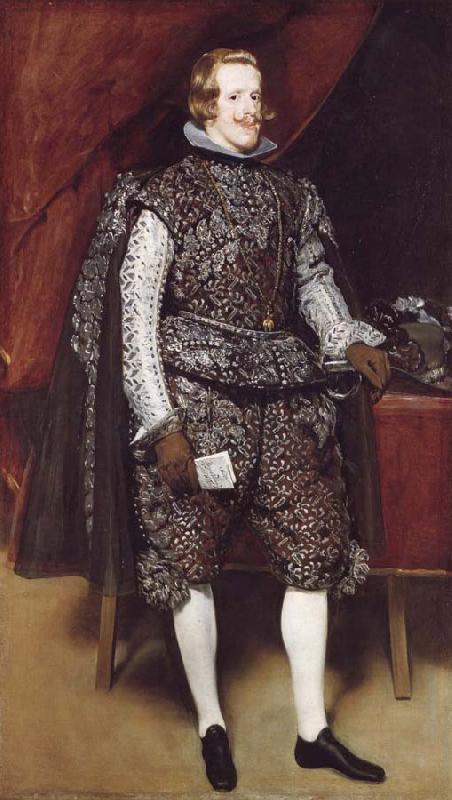 Diego Velazquez Philip IV of Spain in Brown and Silver oil painting image